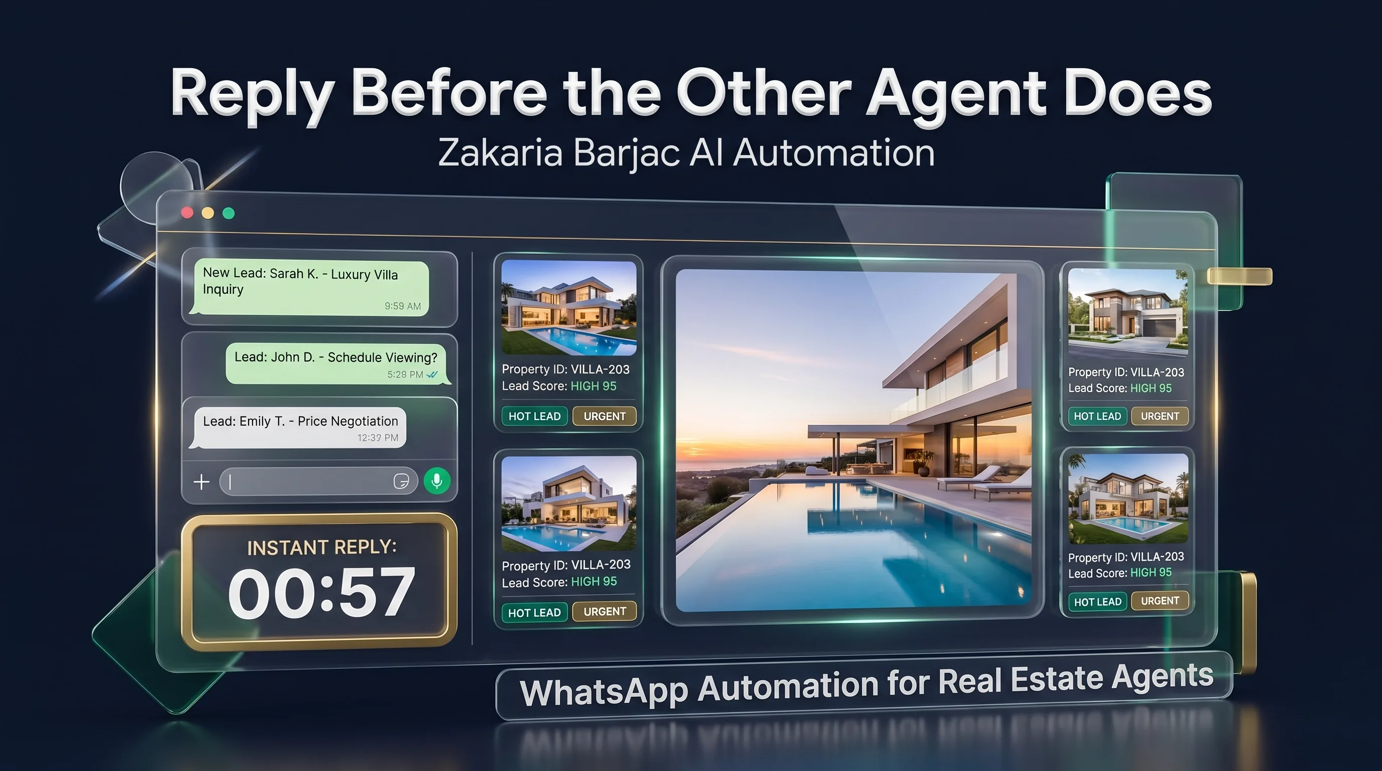 WhatsApp automation for real estate agents replying to property leads faster